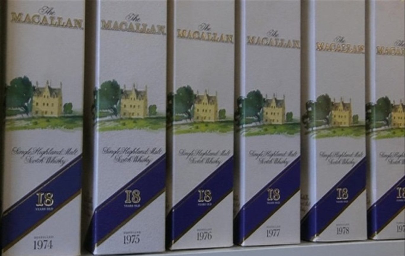 Twenty-Eight Macallan Bottle Collections Disposed by Son to Purchase First Home